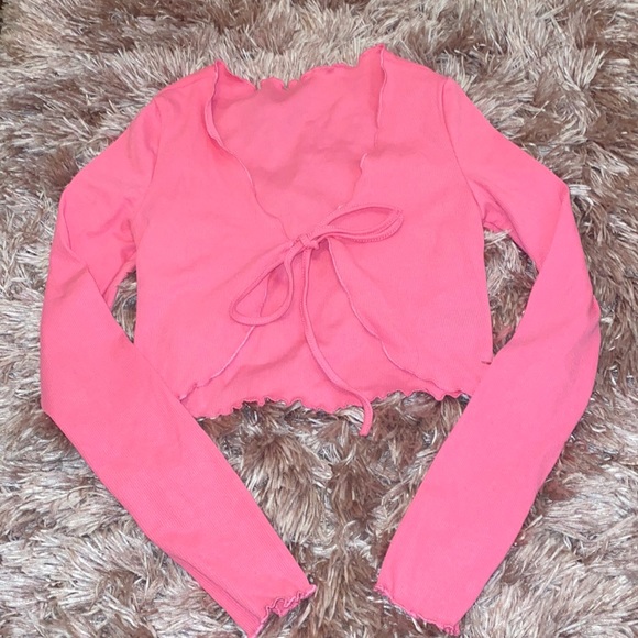 Shien tie front top - Picture 2 of 4